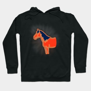 Red Horse silhouette Hoodie